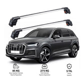 AUDI Q7 2016 et modèles ultérieurs TRX2 Thunder Carrier Barres transversales pour galerie de toit 2 barres